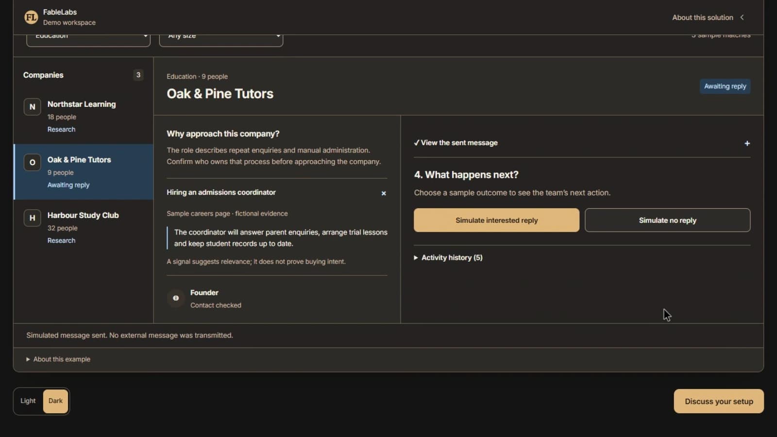 Product walkthrough: AI Sales Engine