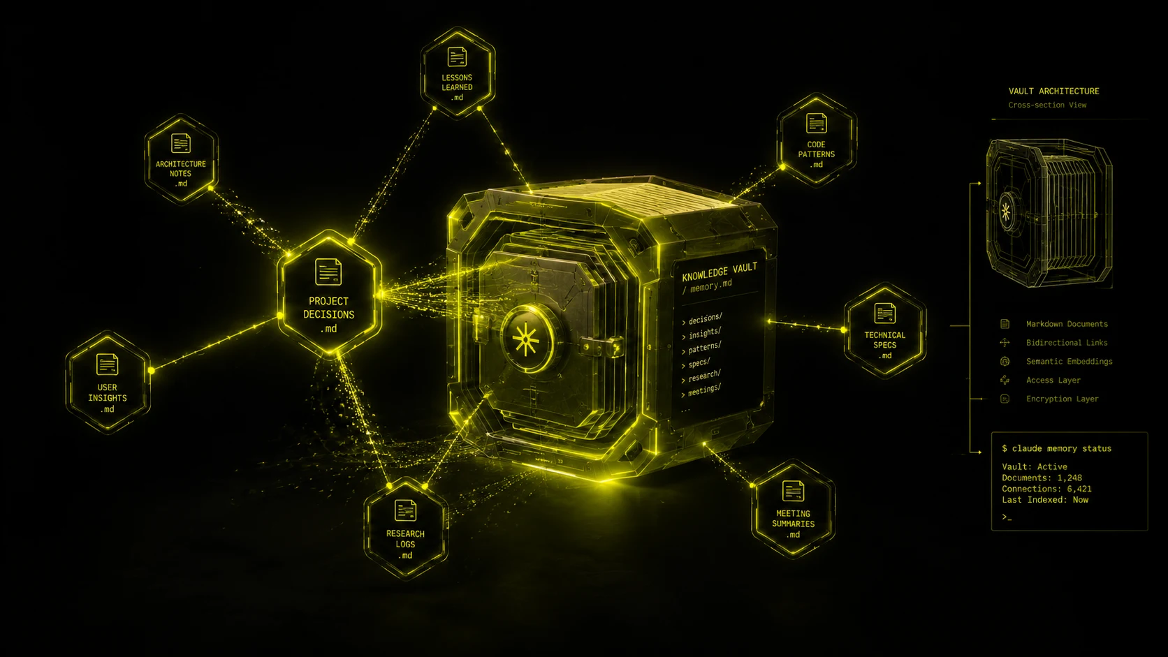 Knowledge Vault — Claude Code with memory.